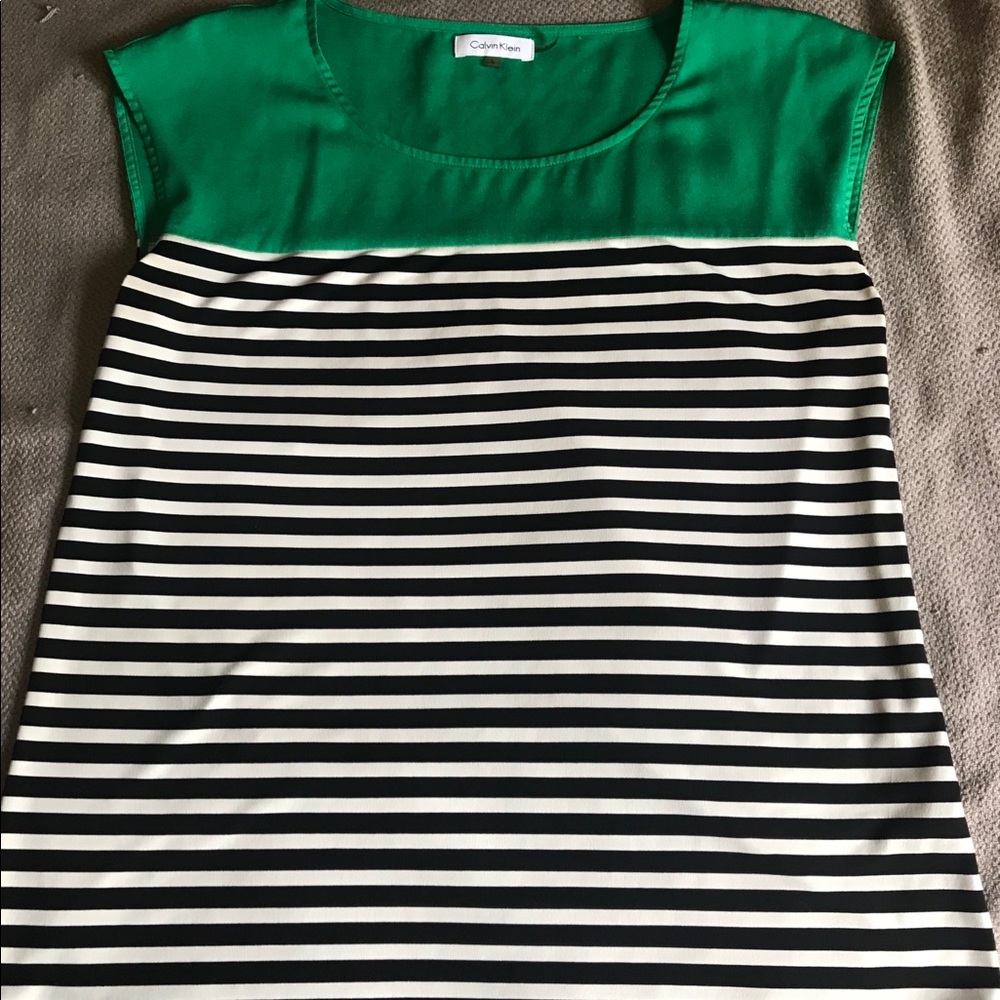 Large Stripped Calvin Klein Blouse